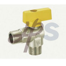 brass angle gas ball valve with aluminum handle